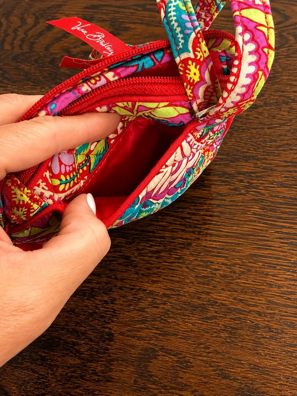 Vera Bradley Mini Hipster Crossbody Paisley in Paradise Retired Floral Bag